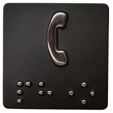 Car Station Braille "PHONE"