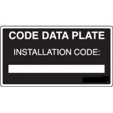 Data Tag, Code Data Plate